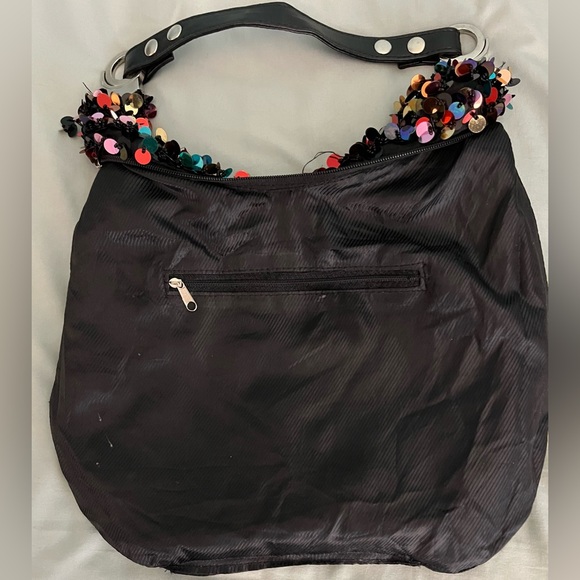 VINTAGE STUDIO by MICHELLE STUART Confetti Embellished Sweater (L) and Handbag. - Picture 11 of 14